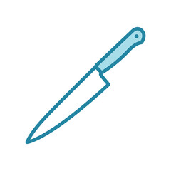 kitchen knife icon vector design template in white background