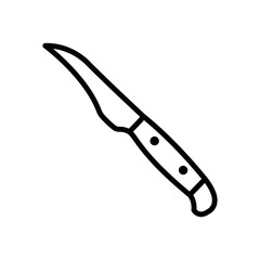 kitchen knife icon vector design template in white background