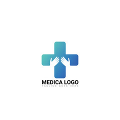Medical pharmacy logo design template.- vector illustrator