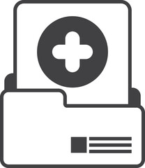 hospital and medicine illustration on transparent background