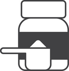 hospital and medicine illustration on transparent background