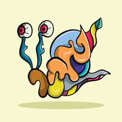 Coloroful abstract doodle