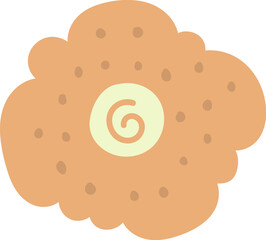 flower illustration on transparent background