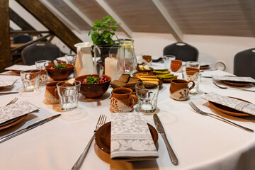 gedeckter Tisch