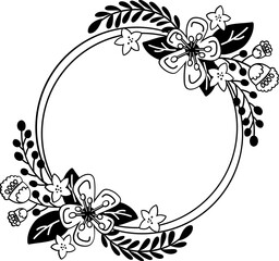 flower illustration on transparent background