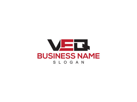 Monogram VEQ Logo Letter Vector, Letter VE veq Logo Icon Design For Your All Business