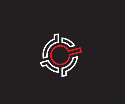 Compass Concept Logo Design Template
