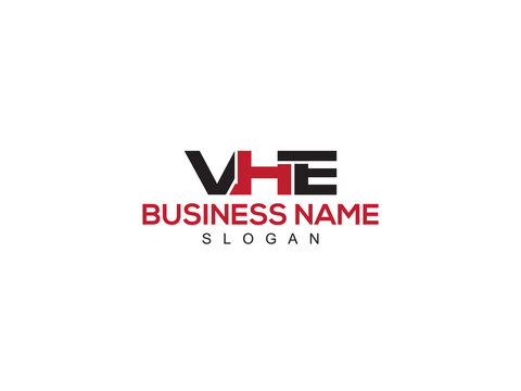 Monogram VHE Logo Letter, Creative vhe Logo Icon Vector Image and Unique Three Letter Design For Business