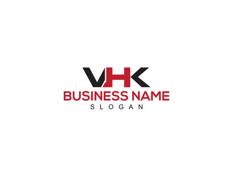 Monogram VHK Logo Letter, Creative vhk Logo Icon Vector Image and Unique Three Letter Design For Business