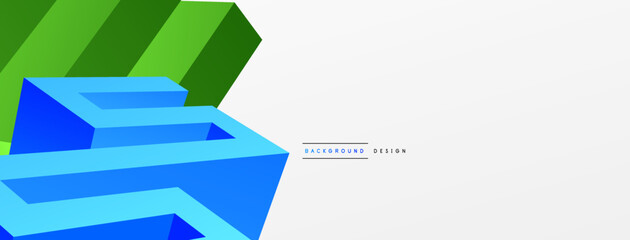 3d line geometric creative abstract background. Trendy techno business template for wallpaper, banner, background or landing