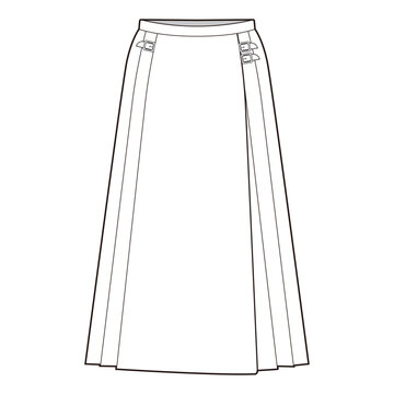 Klt skirt Skirt Flat Drawing Fashion Flat Sketches