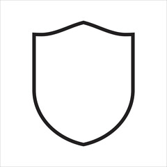 shield - protection security icon vector design template