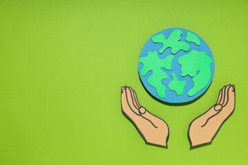 Concept of Save the world and Recycling