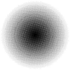 Background with black halftone dots vector. High Resolution.