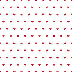 Cute heart seamless pattern for valentine's day greeting design