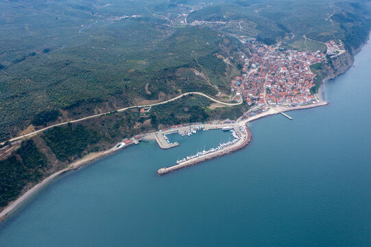 Zeytinbagi,  Tirilye Harbor in Bursa, Turkey