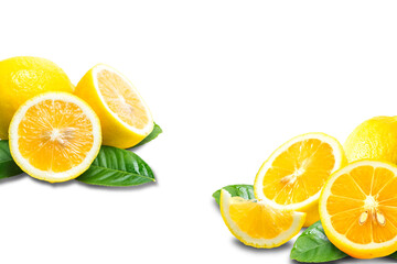 fresh lemon slice, lemon background