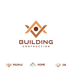 Good House People Logo Vector Template 