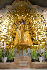 Gnadenkapelle der Schwarzen Madonna in der Franziskanerkirche in Freiburg im Üechtland, Fribourg...