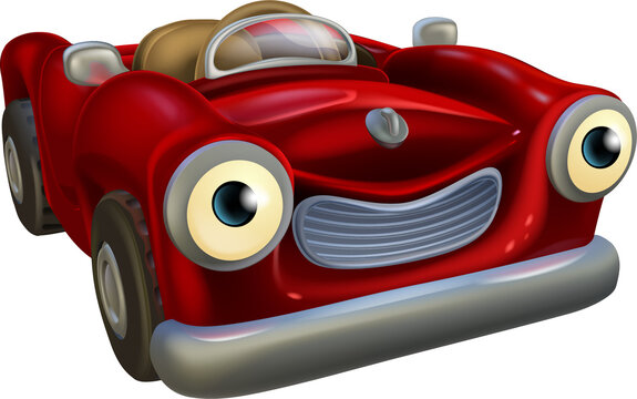 Cartoon car character