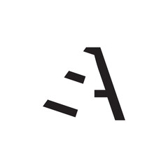 Fototapeta premium EA bold logo design