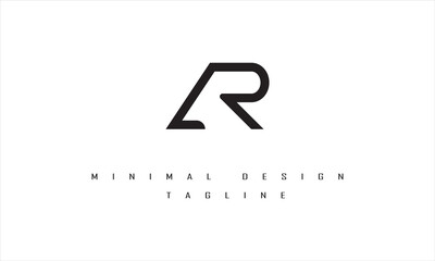 AR or RA Minimal Logo Design