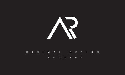 AR or RA Minimal Logo Design