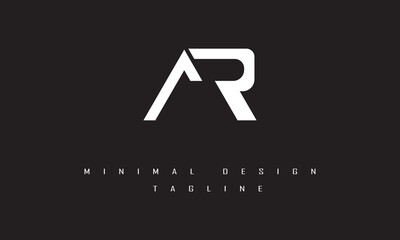 AR or RA Minimal Logo Design