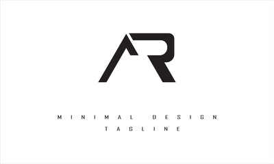 AR or RA Minimal Logo Design