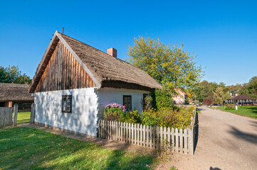Fototapeta na wymiar Kujavian-Dobrzyn Ethnographic Park. Klobka, Kuyavian-Pomeranian Voivodeship, Poland. 