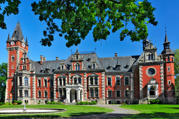 Obraz premium Ballestrem Palace, Plawniowice, Silesian Voivodeship, Poland 