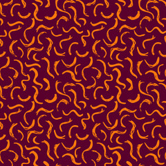 Vector Seamless Hand Drawn Scribble Pattern. Minimal Artistic Sketch Endless Print.