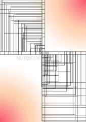 Minimal Minimal Geometric Vector Poster Design with Lines and Gradient Colorful Circles. Collection of Abstract Backgrounds for Covers, Flyers, Templates, Booklets, Cards, Brochures, Branding, etc.