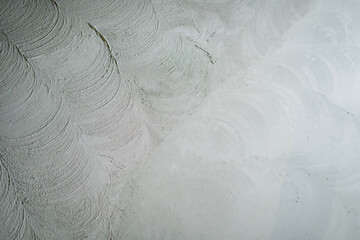 Gray concrete floor polished with floor hard powder. Concrete background concept