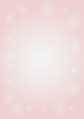 Abstract Vector Pink Background with Silver and White Light Spots. Magic Shiny Pastel Print. Baby Print. Gentle Stardust Pattern. Romantic Bokeh Blurred Page Design for 8 March.