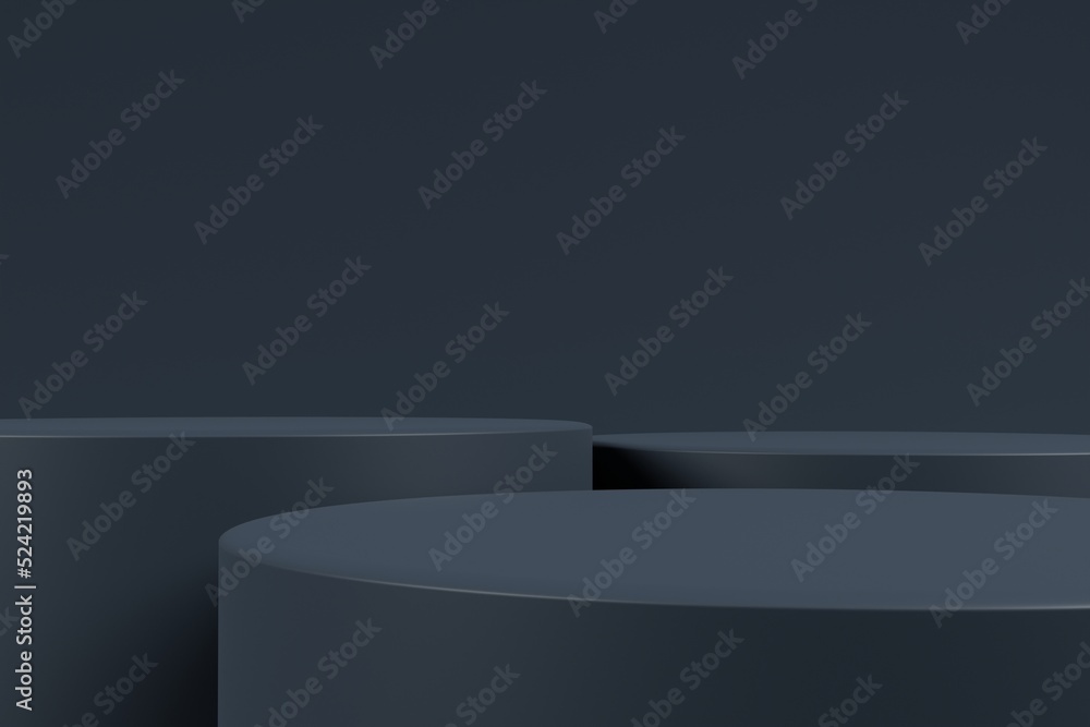Poster minimalist product background on 3d rendering