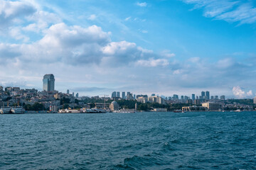 Naklejka premium city harbour country