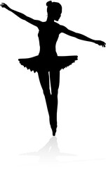 Ballet Dancer Silhouette © Christos Georghiou