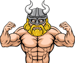 Viking Cartoon Sports Mascot