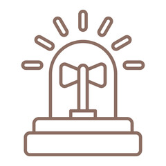 Siren Multicolor Line Icon