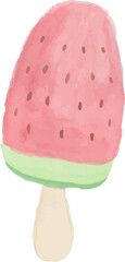 Watermelon watercolor 