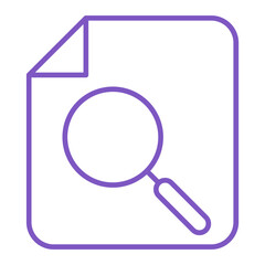 Search Multicolor Line Icon