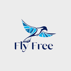Bird logo design vector illustration
