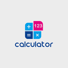 abstract logo design calculator
