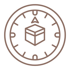 Qibla Multicolor Line Icon