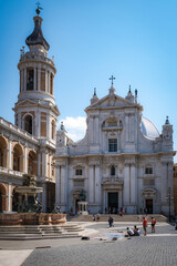 Fototapeta na wymiar Loreto, Italy, Marche region. Basilica of the Holy House.