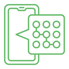 Pattern Multicolor Line Icon