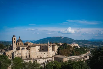 Foto op Canvas Panorama of Urbino, a world heritage city in the Marche region of Italy. © Stefano Pessina