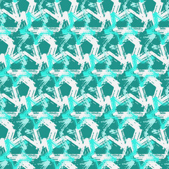 Blue mint seamless pattern graffiti star, decorative background for textile and scrapbook