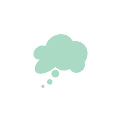 Bubble chat blobs icon design illustration